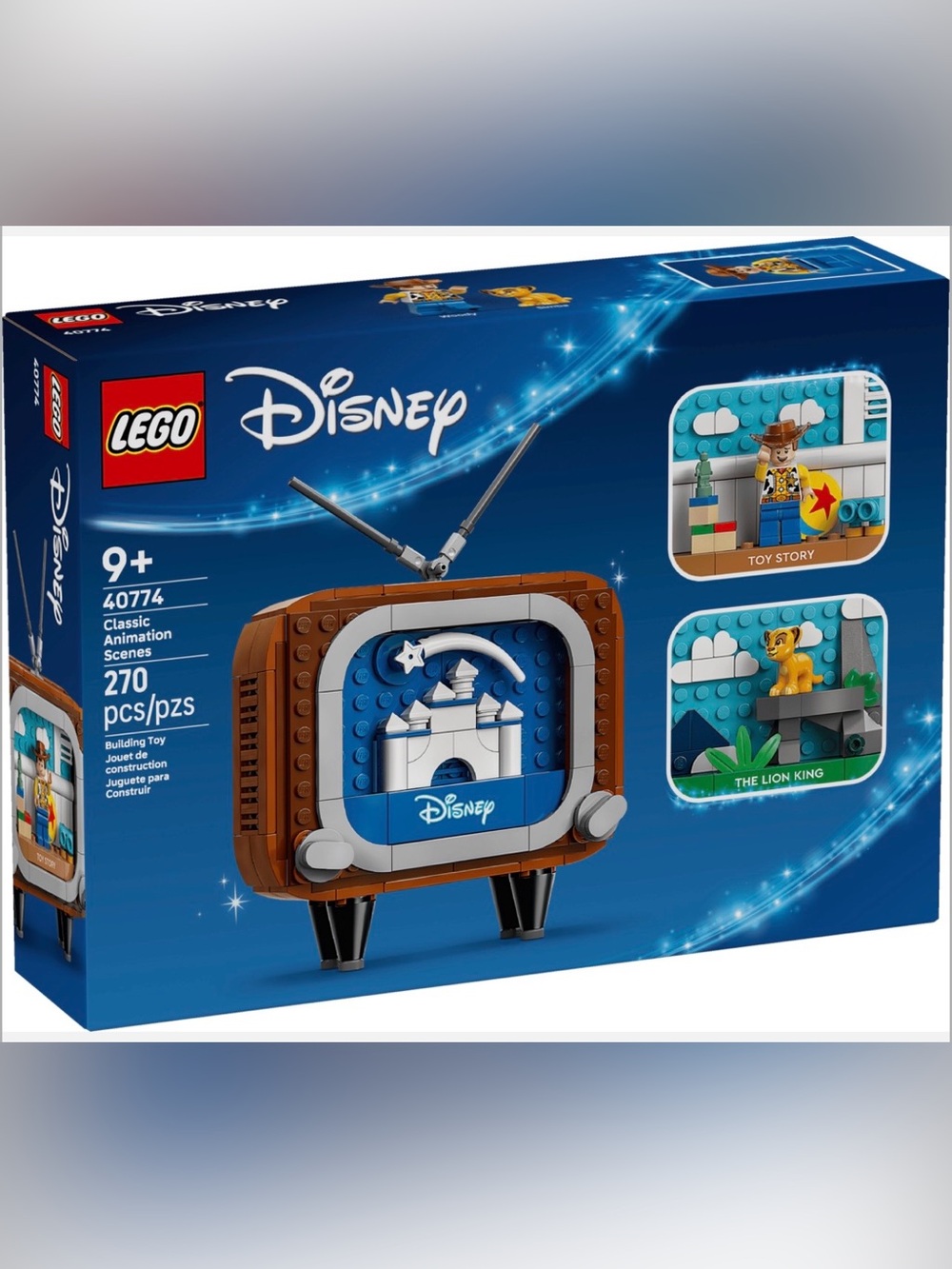 New LEGO Disney 40774 Classic Animation Scenes TV Factory Sealed Box Retired